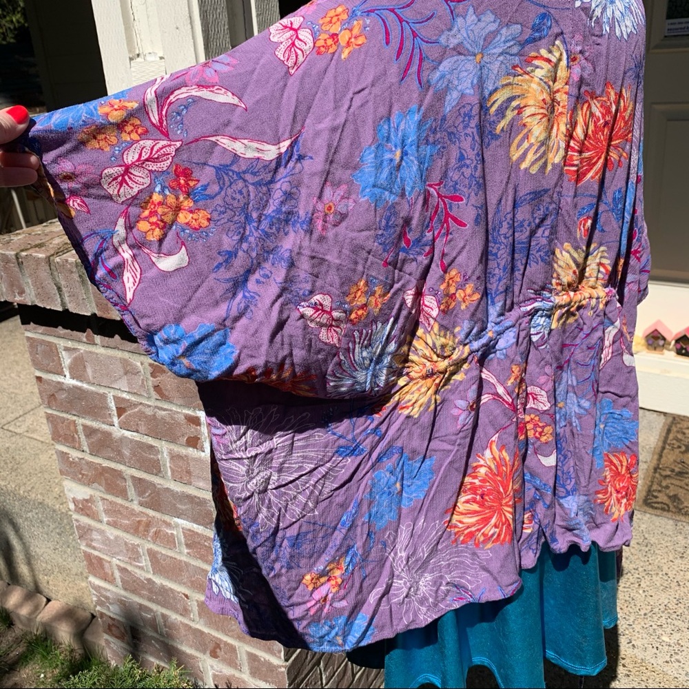 EN CREME, floral, kimono wrap!! - Picture 7 of 12